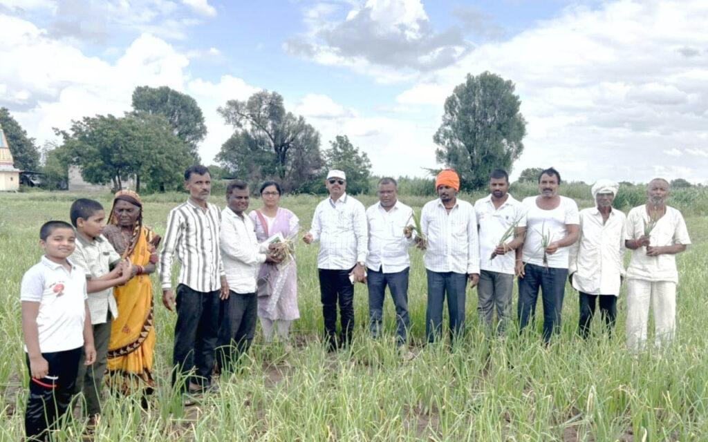 नेप्ती मंडळातील दहा गावातील अतिवृष्टीग्रस्त शेतकऱ्यांचे पंचनामे पूर्ण