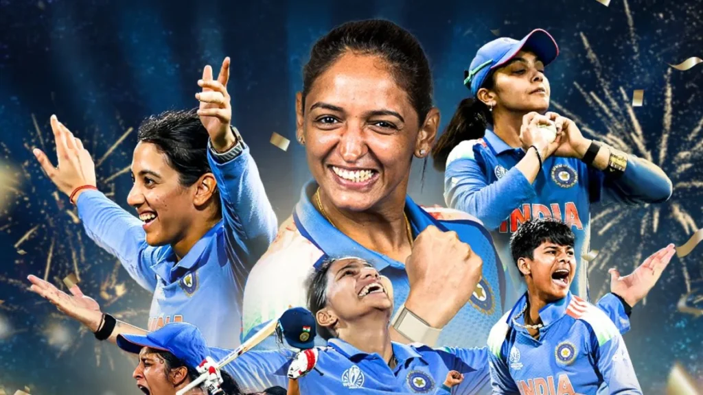 ICC Women’s Cricket World Cup 2025 भारत विश्वचषक विजेता, मुलींनी रचला इतिहास – 52 धावांनी दक्षिण आफ्रिकेवर विजय.
