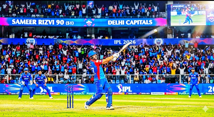 रिझवीची धडाकेबाज फटकेबाजी; दिल्लीचा मुंबईवर दिमाखदार विजय
